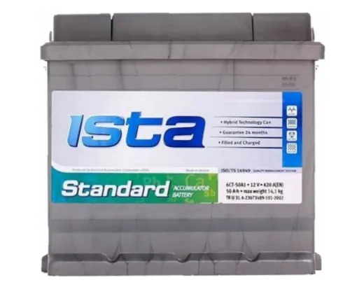 Ista 6СТ-50 L+ Standard