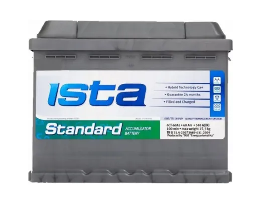 Ista 6СТ-60 R+ Standard