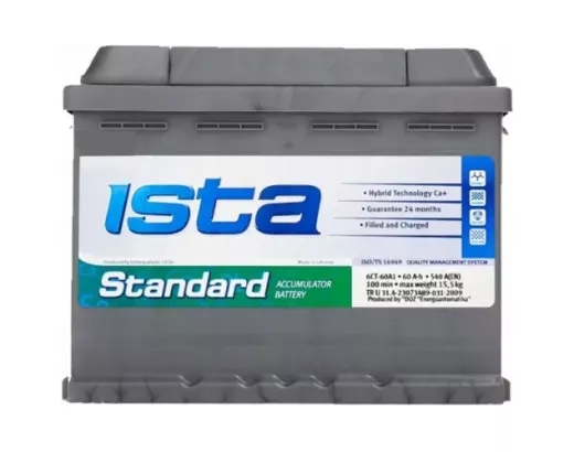 Ista 6СТ-60 R+ Standard