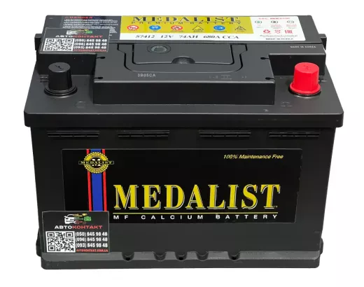 Medalist M57412 74Ah 680A