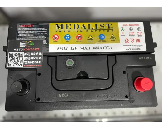 Medalist M57412 74Ah 680A