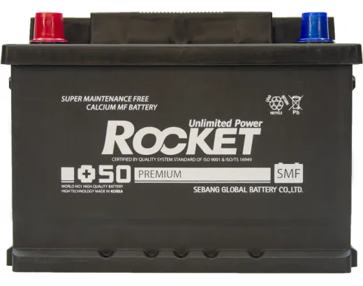 Rocket 62Ah 540A SMF 62R-LB2