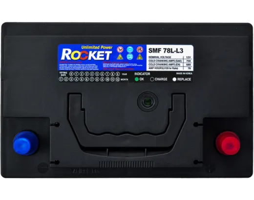 Rocket 78Ah SMF 78L-L3