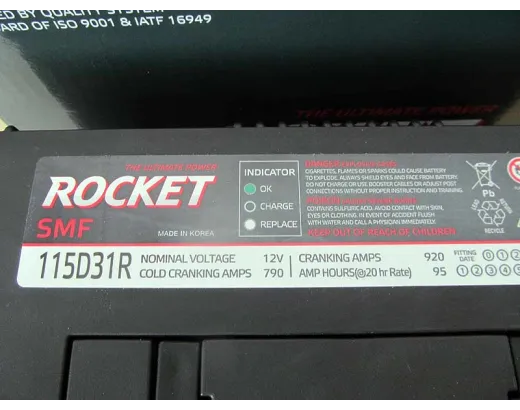 Rocket SMF 115D31R 95Ah 920A