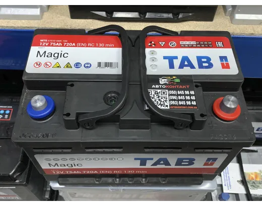 TAB Magic 75 Ah 12V Euro АзЕ (189072)