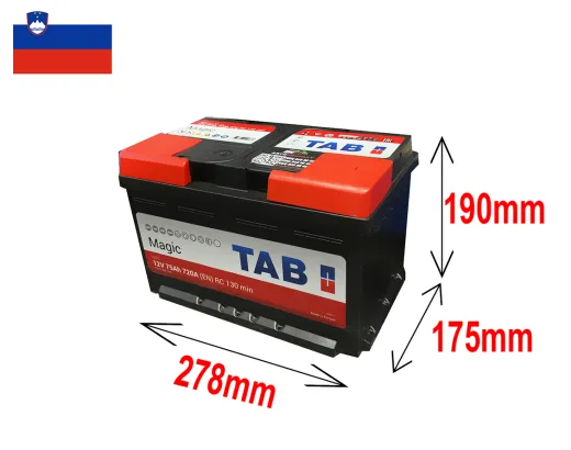 TAB Magic 75 Ah 12V Euro АзЕ (189072)