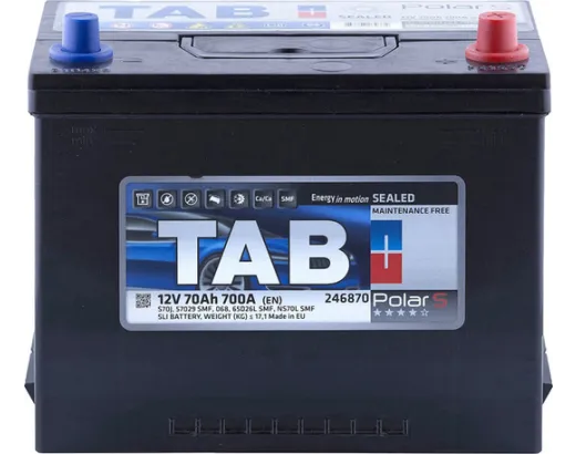 TAB Polar S 70 Ah 12V Euro Japan АзЕ (246870)