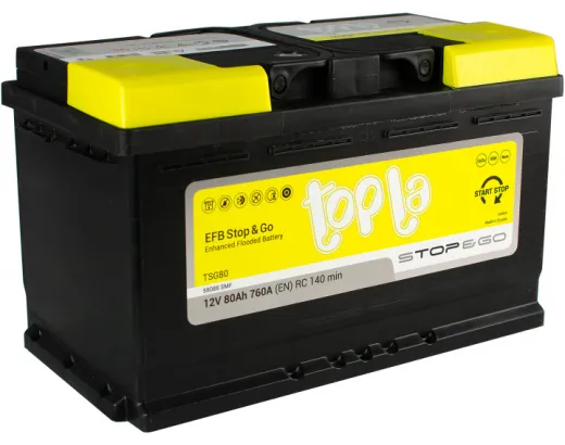 Topla EFB 80Ah 760A START-STOP