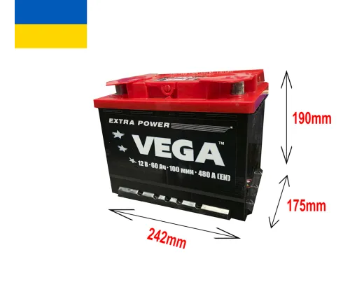 Vega 60Ah 480A