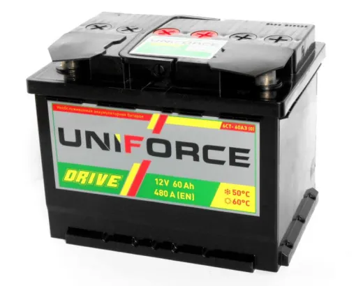 Uniforce 60Ah 480A