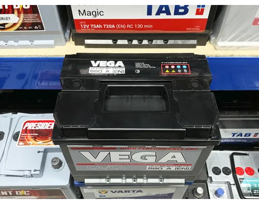 Vega 60Ah 580A (0) 6ст-60