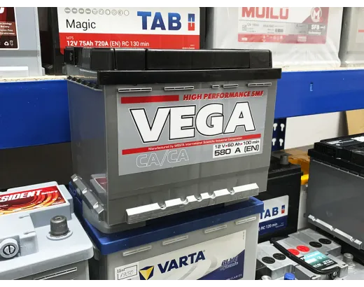 Vega 60Ah 580A (0) 6ст-60