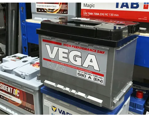 Vega 60Ah 580A (0) 6ст-60