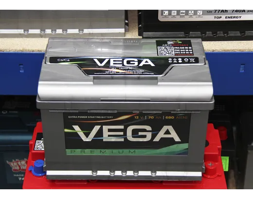 Vega 70Ah 680A 6ст-70 (Вега)