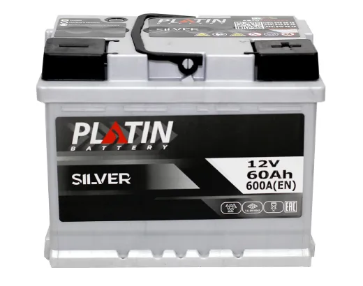 Platin Silver 60Ah 600A  6СТ-60 Азе