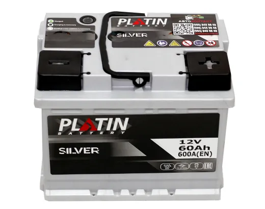 Platin Silver 60Ah 600A  6СТ-60 Азе