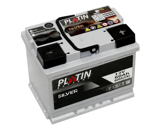 Platin Silver 60Ah 600A  6СТ-60 Азе