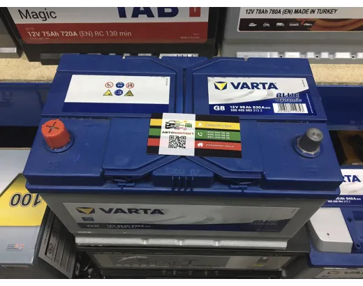 VARTA BLUE DYNAMIC G8 95АH 830A 595405083