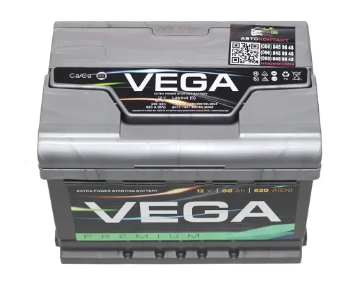 Vega 60Ah 620A АзЕ