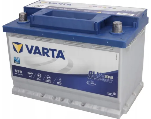 VARTA EFB  BLUE DYNAMIC N70 70Ah 760A 570500076