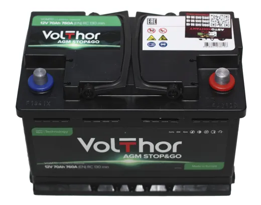 Volthor AGM 6-СТ 70 АзЕ Start-Stop