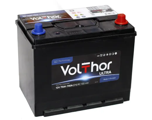 Volthor Ultra 12V 75Ah 740A АзЕ