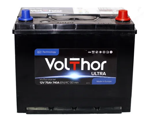 Volthor Ultra 12V 75Ah 740A АзЕ