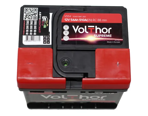 Volthor Supreme 6-СТ 54 АзЕ TAB Series