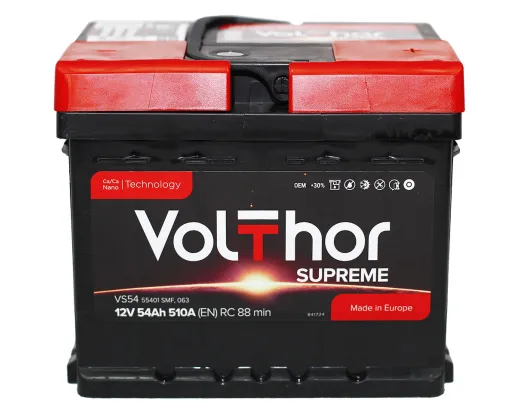 Volthor Supreme 6-СТ 54 АзЕ TAB Series