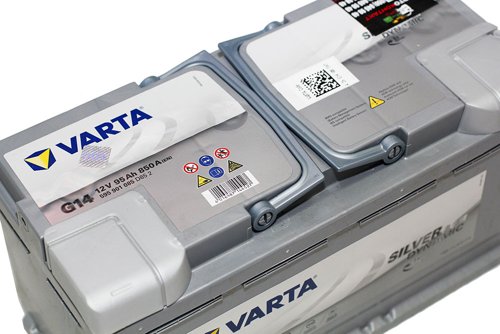 VARTA G14 SILVER dynamic AGM Autobatterie Starterbatterie 12V 95Ah EN850A 