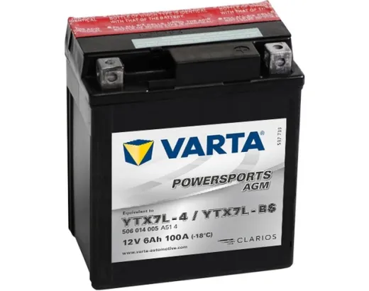 Varta 506 014 005 YTX7L-BS