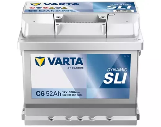 VARTA SILVER DYNAMIC C6 52АH 520A 552401052